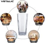 Square Polycarbonate Water Unbreakable GlassSet of 6, (300ml, Transparent) - Image 2